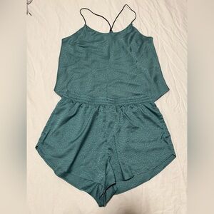 Victoria's Secret Satin Racer Back Cami and Shorts Set